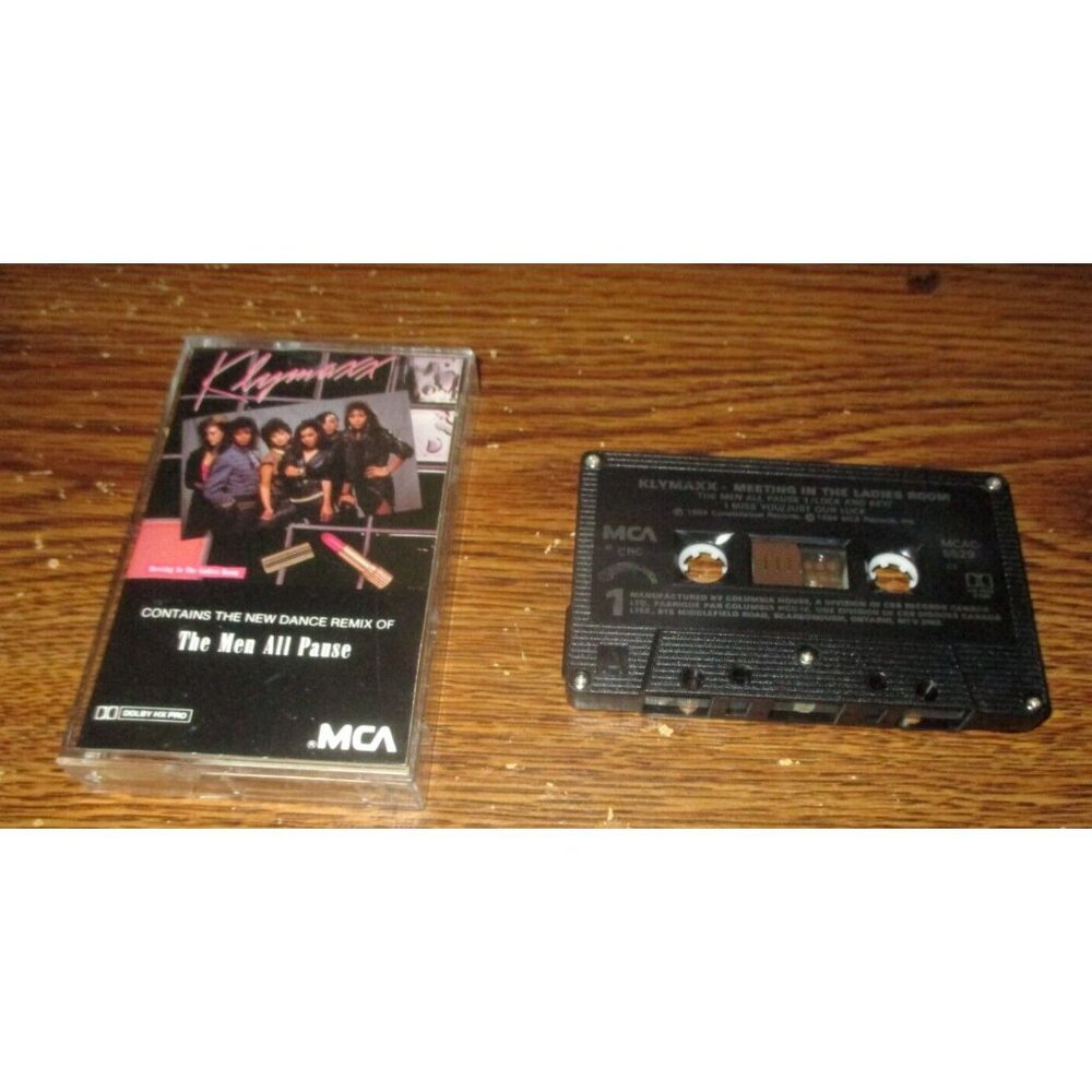 Klymaxx - Meeting in the Ladies Room on cassette (MCA Records Canada, 1990)